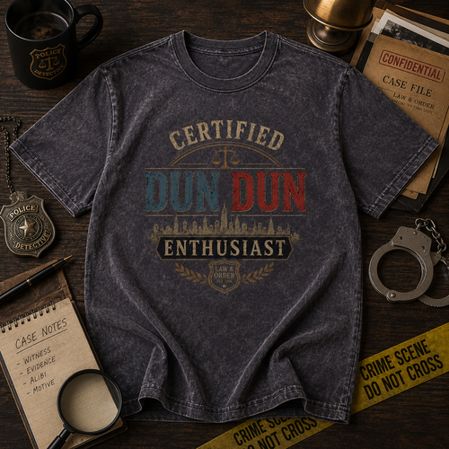 Certified 'Dun Dun' Enthusiast Vintage Crewneck Tee