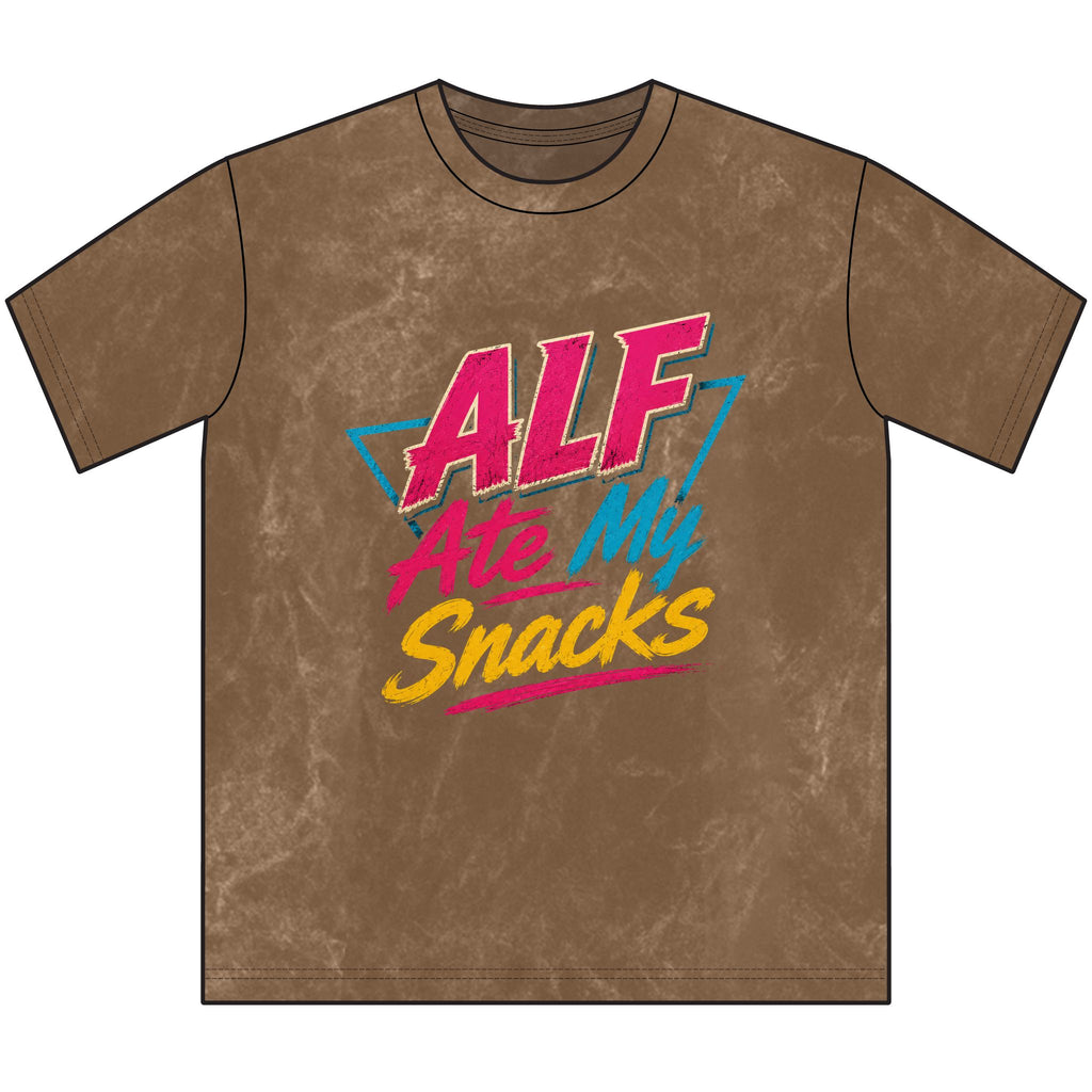 ALF Ate My Snacks Vintage Crewneck Tee