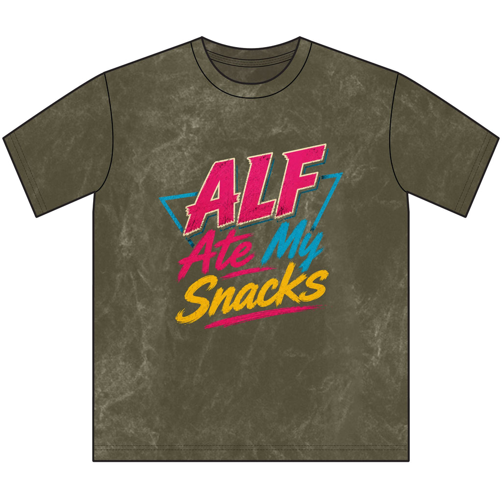 ALF Ate My Snacks Vintage Crewneck Tee